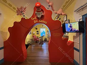 Exhibit at The Amazing World of Dr Seuss Museum in Springfield, Massachusetts