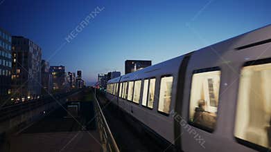 Copenhagen, Denmark - October 24, 2024: Train