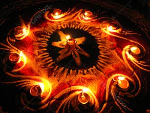 Circle of Lamps