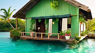 Tropical Overwater Bungalow