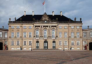 Queen palace Denmark copenhagen Amalienborg castle