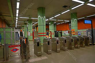 Madrid, Spain, Ciudad Universitaria Metro