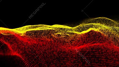 Amazing abstract wave background