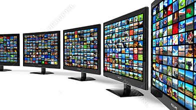 Rotating displays with images