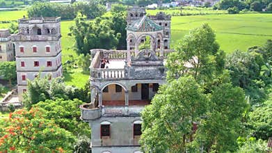 Guangdong Jiangmen Kaiping Diaolou hometown of overseas Chinese