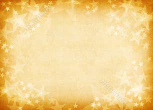 Golden textured star background.