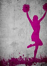 Cheerleader background