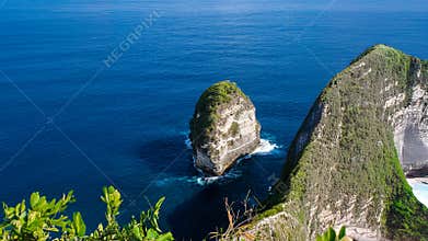 Minimal Ocean View With Limestone Sea Stacks