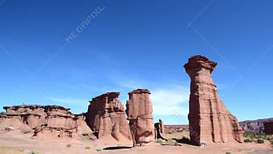 The Tower rock formations in Argentina