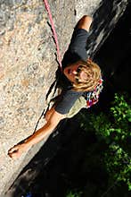 Extreme rock climber