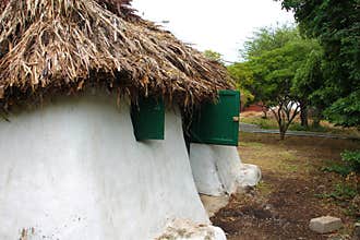 Former slave house in the Caribbean