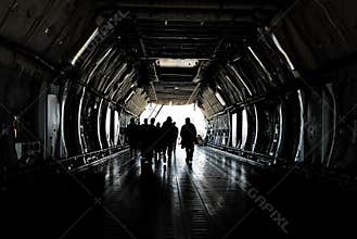 Cargo plane crew