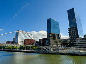 City of Bilbao on a sunny day