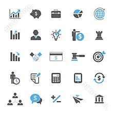 Business and Finance Icon Set