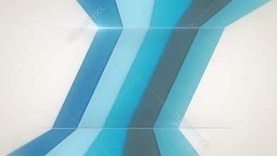 Infographics background with diagonal blue lines going from top, loop