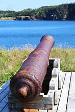 Cannon at Fort Point, Trinity, Newfoundland