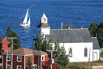 Historic town of Trinity, Newfoundland, Canada