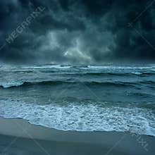 Storm on tthe ocean