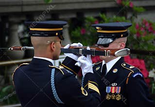 Guards at Tomb of Unknown Soldiers