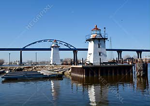 Grassy Island Range Lights