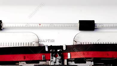Chapter 1 Written On An Old Typewriter, story writer concept
