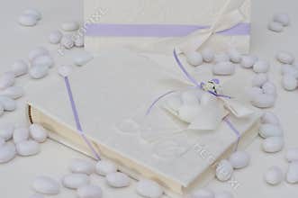 Wedding favor and wedding menu