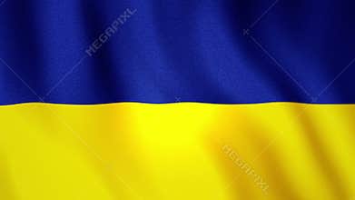 Full screen Ukraine flag