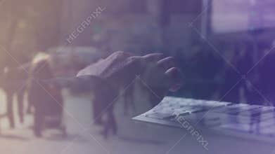 Social Programming Conceptual Footage, Person Typing Computer Keyboard