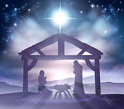 Nativity Christmas Scene