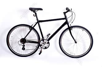 Bicycle on White