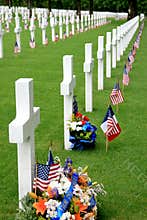 American military graveyard