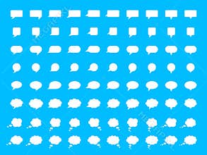 Vector Speech Bubble Set