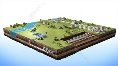 Process Control Water Purification system on Ground