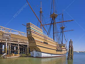Ship Mayflower II, Plymouth, Massachusetts, USA