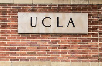 UCLA Campus Entrance Sign