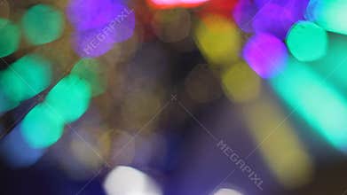 Animated bokeh lights