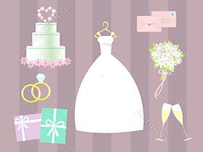 Vector wedding clip art