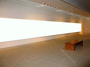 Empty gallery space