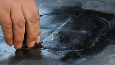 The Builder conceals the roof EPDM membrane. PVC-P AND TPO FPO