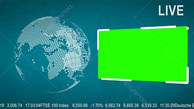 LIVE News Flash with a Green Screen