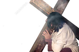 Christian and the cross