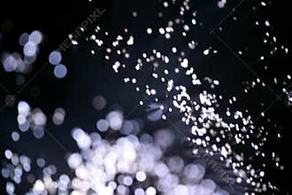New year background with sparkling bright stars