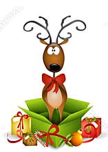 Reindeer Christmas Present