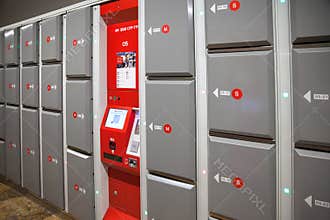 The storage blocks on Cornavin railway station