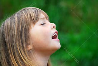 Singing girl