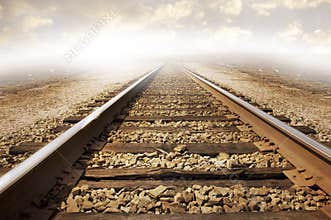 Railroad tracks