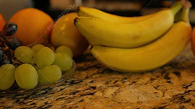 Sliding clip of assorted fruits