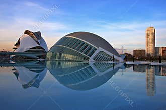 Ciudad de las artes y las ciencias. Valencia-Spain