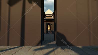 Great travel through ancient archeology of Egypt. 4K