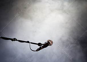 Microphone and smoke